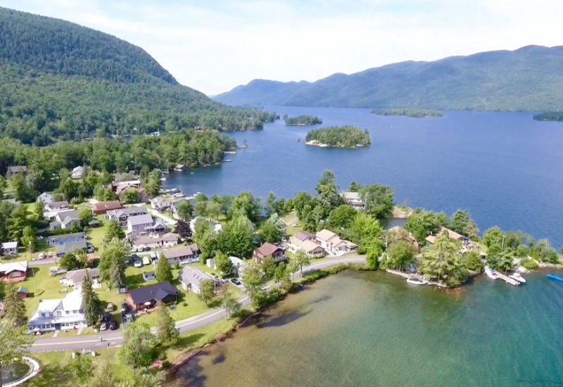 Aerial View of Lake George