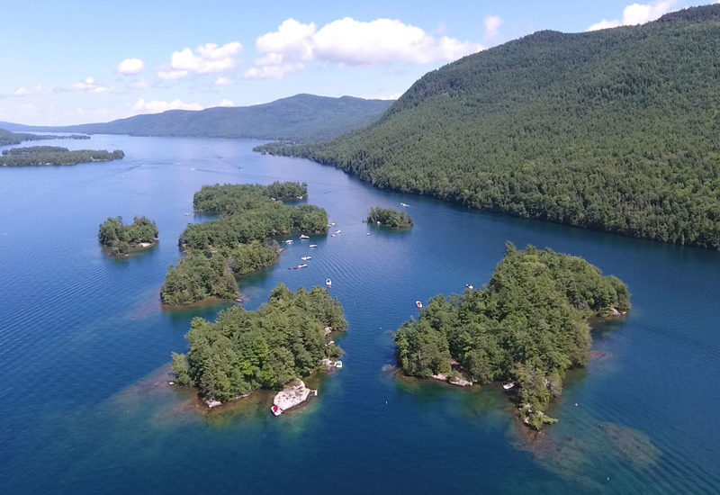 Aerial View of Lake George