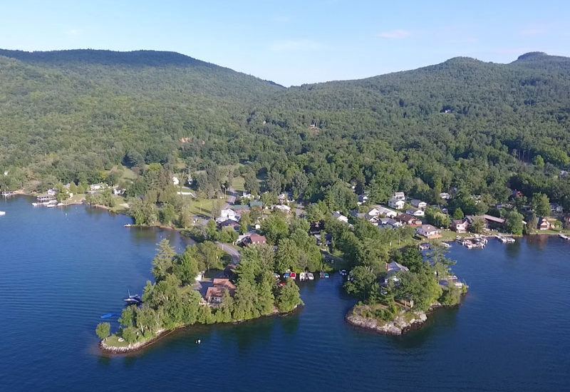 Aerial View of Huletts Landing